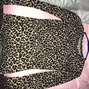 Long sleeve cheeta shirt